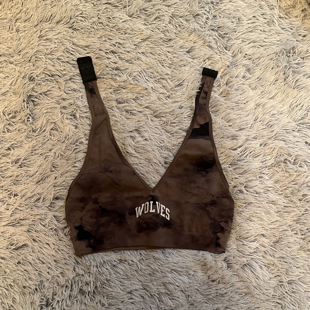 Darc Sport Brown Tie-Dye 'Wolves' Camisole